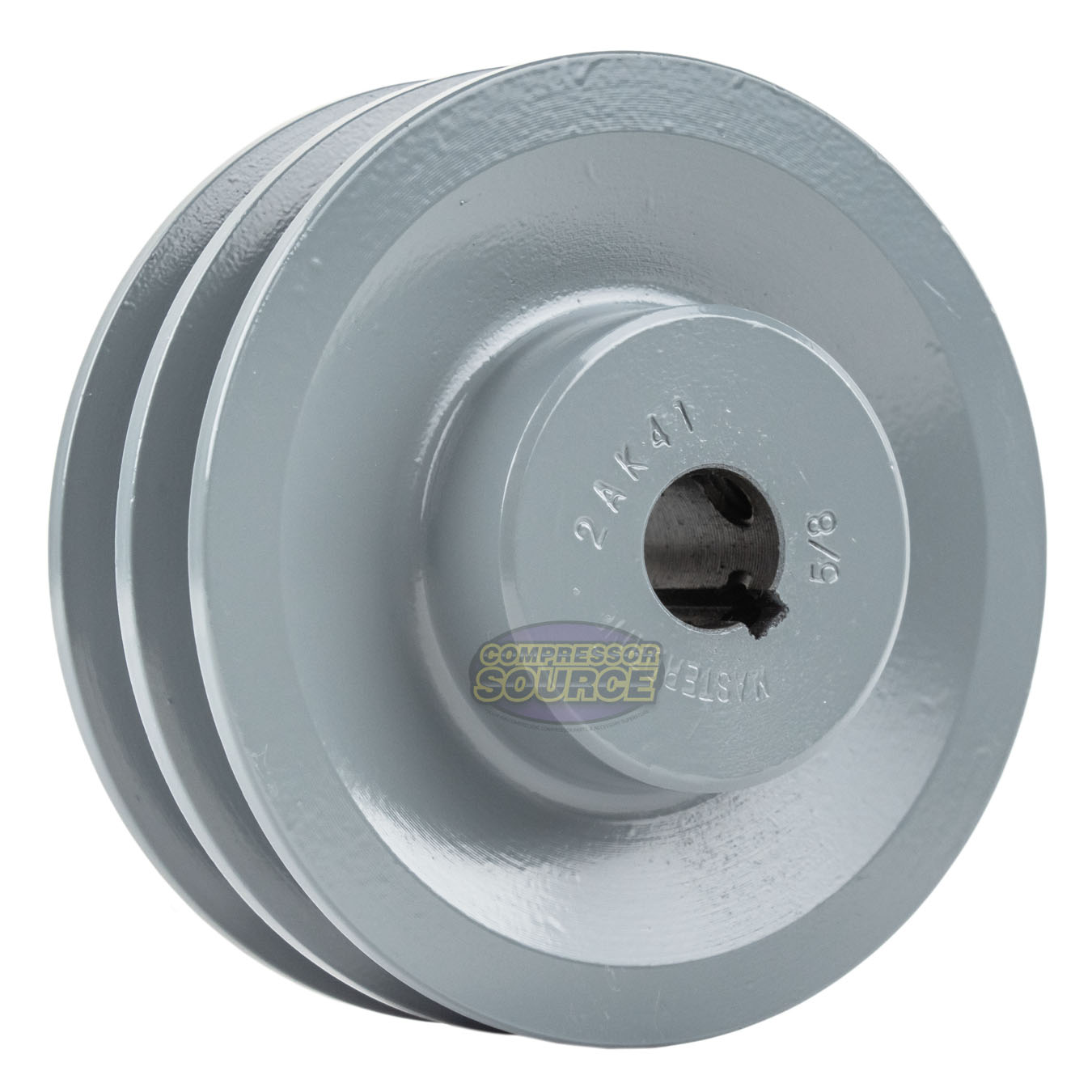 4" Cast Iron 5/8" Shaft Pulley Sheave Single 2 Groove V Style A Belt 4L